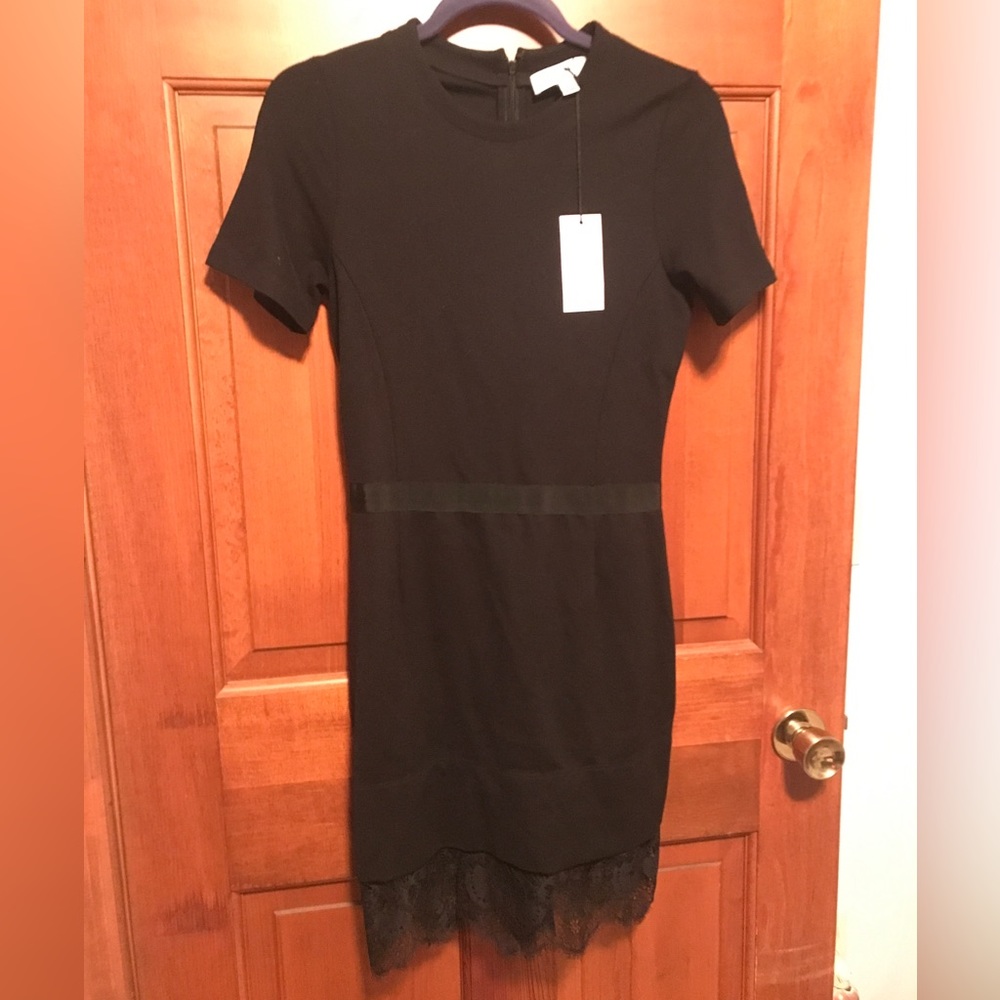 Carven Little Black Dress with lace